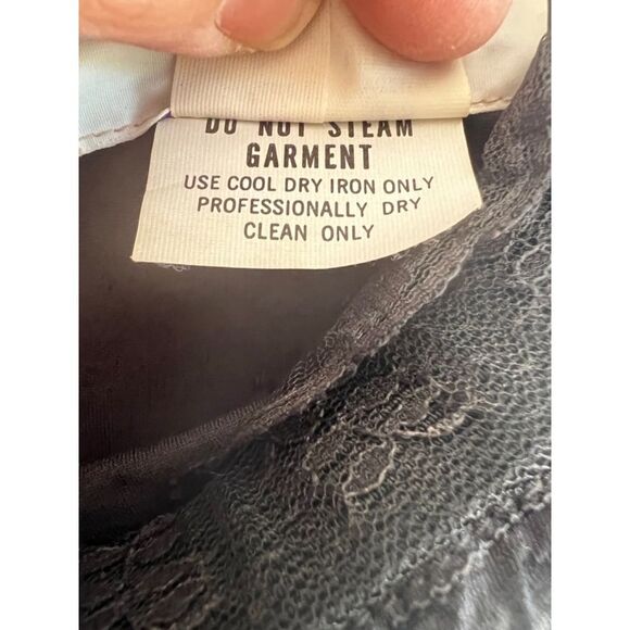 Vintage Gigi's Closette Glenview Black Multi Dress Size 6 Strapless - Picture 7 of 7